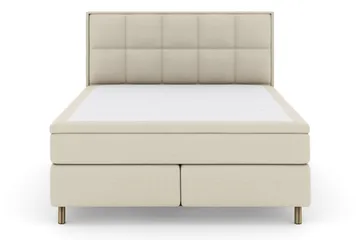 Komplett Sängpaket Choice No 5 210x210 Fast/Medium Watergel - Beige|Koppar - Möbler - Säng - Kontinentalsäng