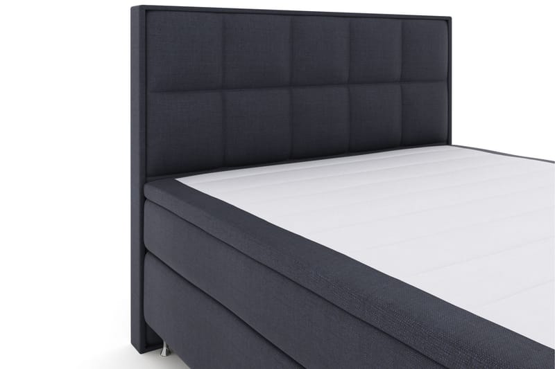 Komplett Sängpaket Choice No 5 210x210 Fast/Medium Watergel - Blå|Silver - Kontinentalsäng - Dubbelsäng - Komplett sängpaket