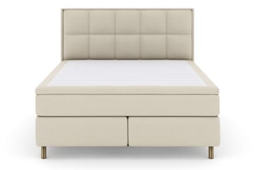 Komplett Sängpaket Choice No 5 210x210 Medium Latex - Beige|Koppar - Möbler - Säng - Kontinentalsäng