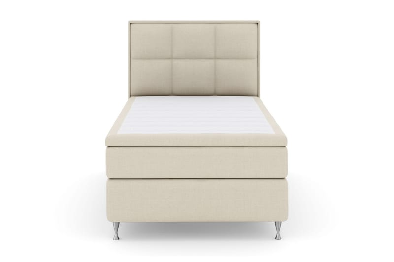 Komplett Sängpaket Choice No 6 120x200 Fast Latex/Memory - Beige|Silver - Möbler - Säng - Kontinentalsäng