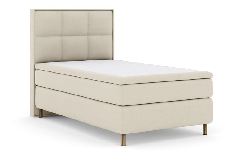 Komplett Sängpaket Choice No 6 120x200 Fast Memory/Pocket - Beige|Koppar - Möbler - Säng - Kontinentalsäng