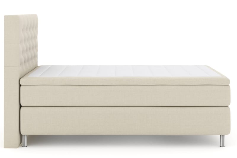 Komplett Sängpaket Choice No 6 120x200 Fast Memory/Pocket, Beige|Metall