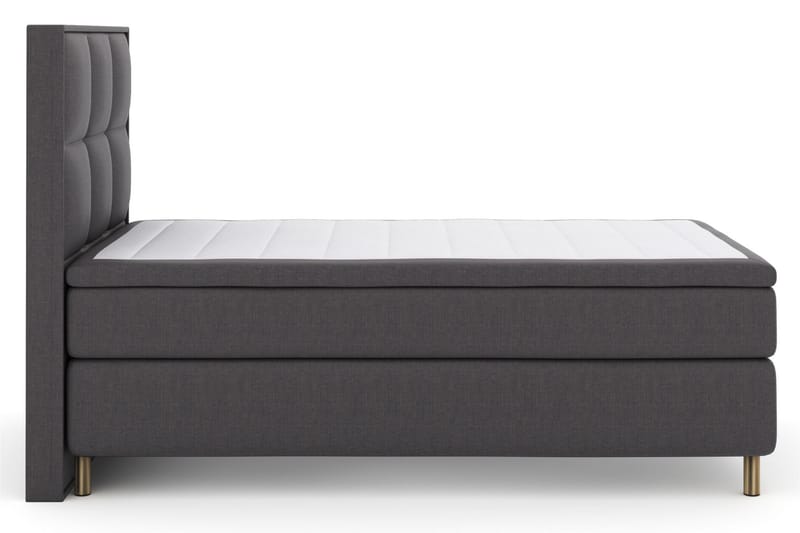 Komplett Sängpaket Choice No 6 120x200 Fast Memory/Pocket - Mörkgrå|Koppar - Möbler - Säng - Kontinentalsäng