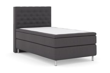 Komplett Sängpaket Choice No 6 120x200 Fast Memory/Pocket - Mörkgrå|Metall - Möbler - Säng - Enkelsäng