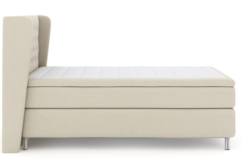 Komplett Sängpaket Choice No 6 120x200 Medium Memory/Pocket - Beige|Metall - Kontinentalsäng - Komplett sängpaket