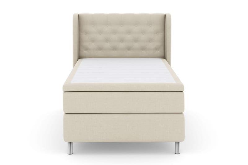 Komplett Sängpaket Choice No 6 120x200 Medium Memory/Pocket - Beige|Metall - Kontinentalsäng - Komplett sängpaket