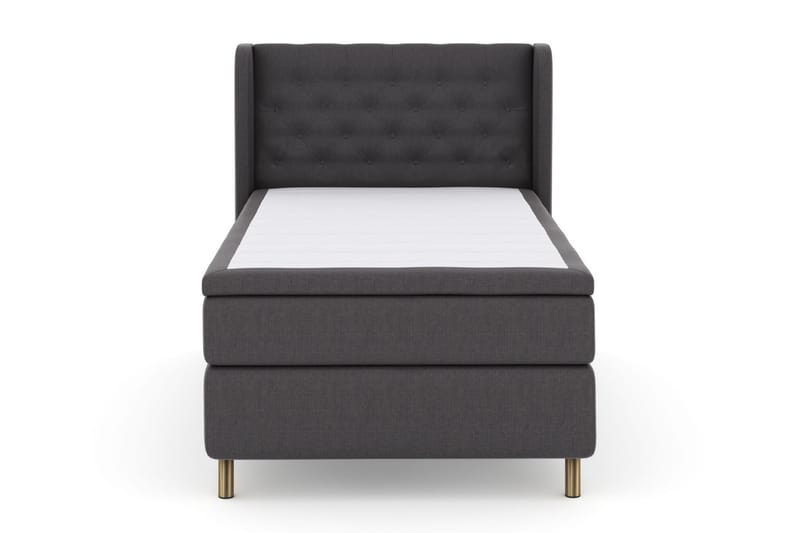 Komplett Sängpaket Choice No 6 120x200 Medium Memory/Pocket - Mörkgrå|Koppar - Möbler - Säng - Kontinentalsäng