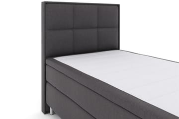 Komplett Sängpaket Choice No 6 120x200 Medium Memory/Pocket - Mörkgrå|Metall - Möbler - Säng - Kontinentalsäng