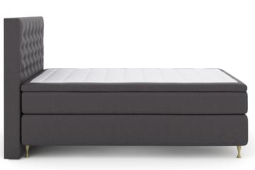 Komplett Sängpaket Choice No 6 140x200 Fast Memory/Pocket - Mörkgrå|Guld - Möbler - Säng - Enkelsäng