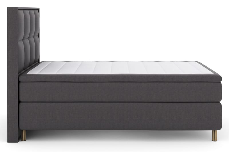 Komplett Sängpaket Choice No 6 140x200 Medium Memory/Pocket - Mörkgrå|Koppar - Möbler - Säng - Kontinentalsäng