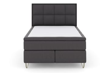 Komplett Sängpaket Choice No 6 140x200 Medium Memory/Pocket - Mörkgrå|Metall V-form - Möbler - Säng - Enkelsäng
