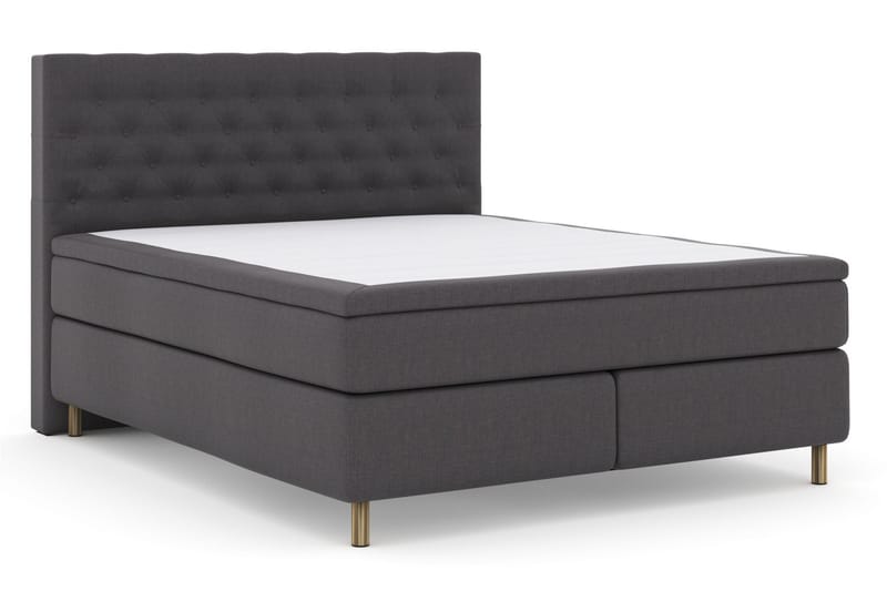 Komplett Sängpaket Choice No 6 160x200 Fast Latex/Memory - Mörkgrå|Koppar - Möbler - Säng - Kontinentalsäng
