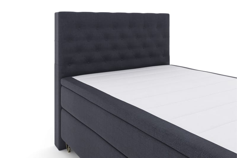 Komplett Sängpaket Choice No 6 160x200 Fast/Medium Watergel - Blå|Metall V-form - Kontinentalsäng - Dubbelsäng - Komplett sängpaket