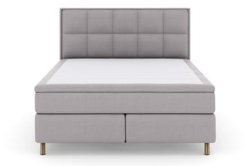 Komplett Sängpaket Choice No 6 160x200 Fast/Medium Watergel - Ljusgrå|Koppar - Möbler - Säng - Kontinentalsäng