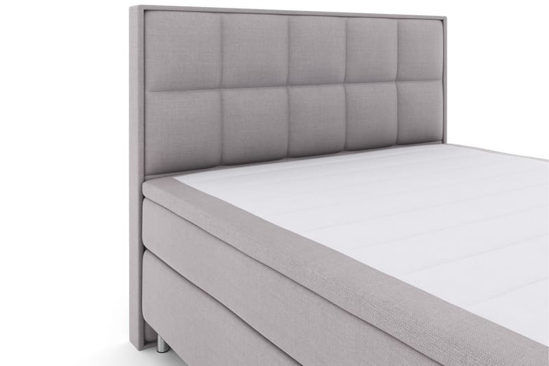 Komplett Sängpaket Choice No 6 160x200 Fast/Medium Watergel - Ljusgrå|Metall - Möbler - Säng - Kontinentalsäng