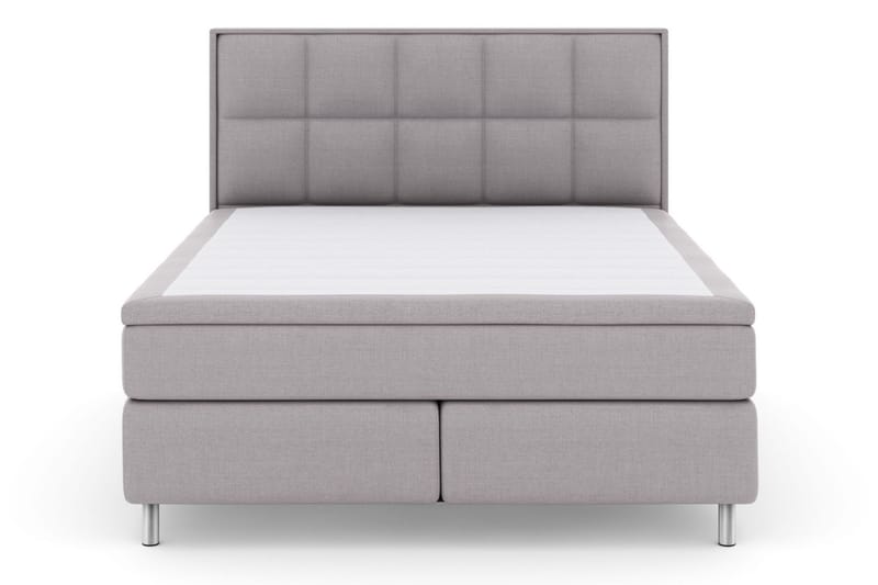 Komplett Sängpaket Choice No 6 160x200 Fast/Medium Watergel - Ljusgrå|Metall - Möbler - Säng - Kontinentalsäng