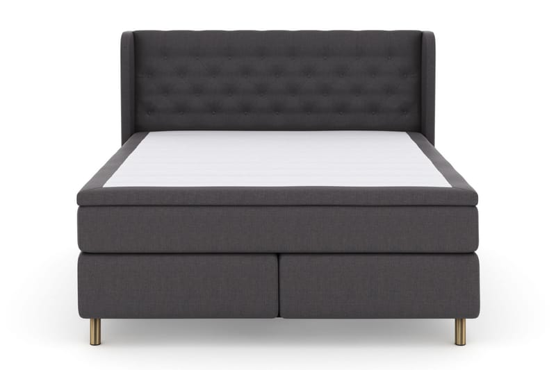 Komplett Sängpaket Choice No 6 160x200 Fast/Medium Watergel - Mörkgrå|Koppar - Möbler - Säng - Kontinentalsäng