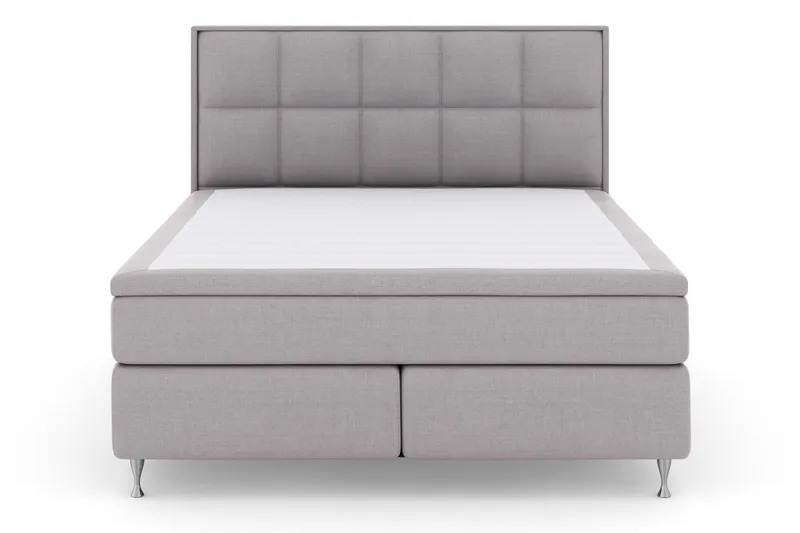 Komplett Sängpaket Choice No 6 160x200 F/M Latex/Memory - Ljusgrå|Silver - Möbler - Säng - Kontinentalsäng