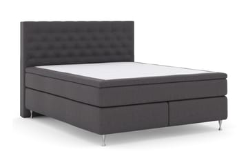 Komplett Sängpaket Choice No 6 160x200 F/M Latex/Memory - Mörkgrå|Silver - Möbler - Säng - Kontinentalsäng