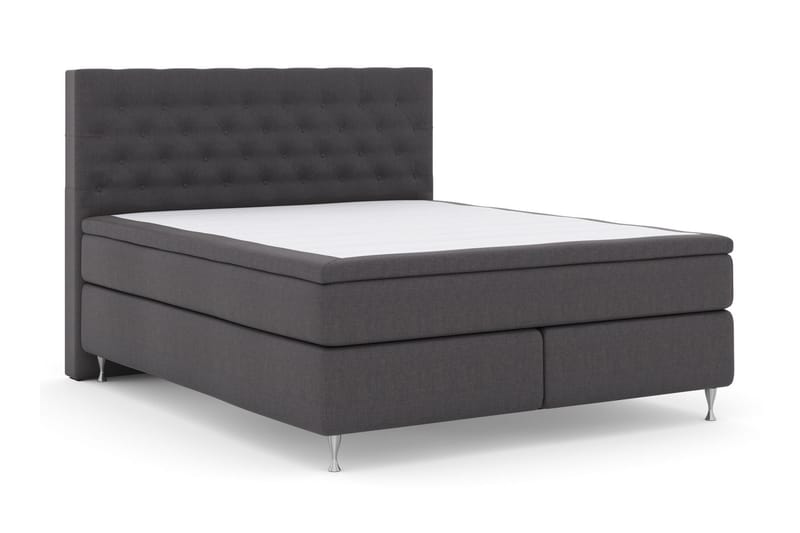 Komplett Sängpaket Choice No 6 160x200 F/M Latex/Memory - Mörkgrå|Silver - Möbler - Säng - Kontinentalsäng
