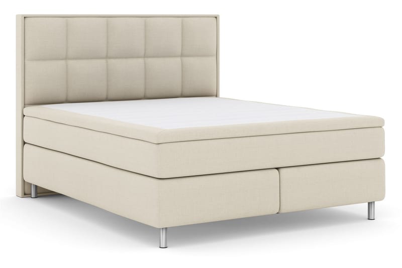 Komplett Sängpaket Choice No 6 180x200 Fast Watergel - Beige|Metall - Möbler - Säng - Kontinentalsäng