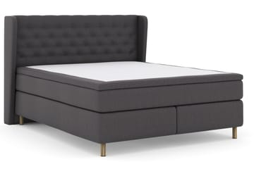 Komplett Sängpaket Choice No 6 180x200 F/M Memory/Pocket - Mörkgrå|Koppar - Möbler - Säng - Kontinentalsäng