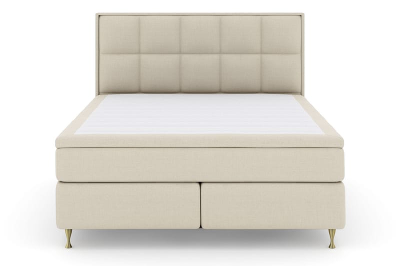 Komplett Sängpaket Choice No 6 180x200 Medium Memory/Pocket - Beige|Guld - Möbler - Säng - Kontinentalsäng