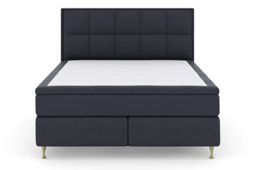Komplett Sängpaket Choice No 6 180x200 Medium Memory/Pocket - Blå|Guld - Möbler - Säng - Kontinentalsäng