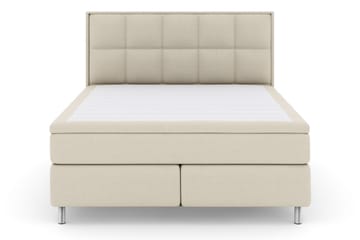 Komplett Sängpaket Choice No 6 210x210 Fast Latex/Memory - Beige|Metall - Möbler - Säng - Kontinentalsäng