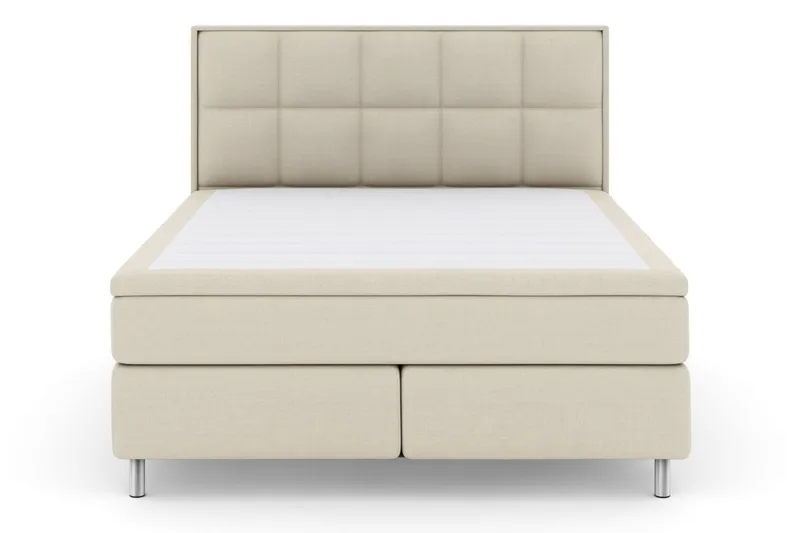 Komplett Sängpaket Choice No 6 210x210 Fast Latex/Memory - Beige|Metall - Möbler - Säng - Kontinentalsäng