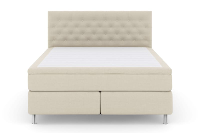 Komplett Sängpaket Choice No 6 210x210 Fast Memory/Pocket - Beige|Metall - Möbler - Säng - Kontinentalsäng