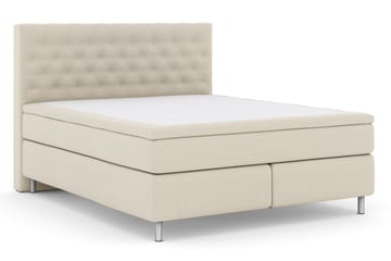 Komplett Sängpaket Choice No 6 210x210 Fast Memory/Pocket - Beige|Metall - Möbler - Säng - Kontinentalsäng