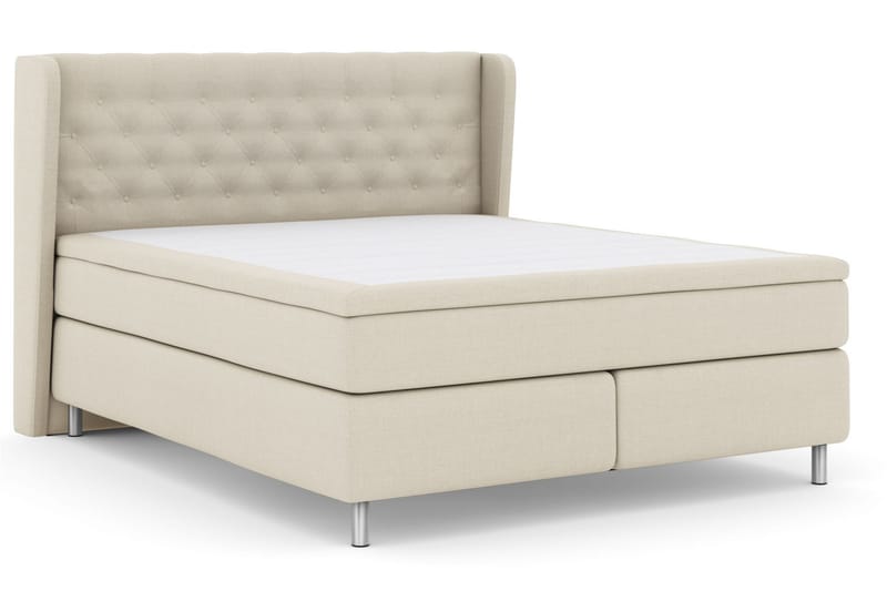 Komplett Sängpaket Choice No 6 210x210 Fast/Medium Watergel - Beige|Metall - Möbler - Säng - Kontinentalsäng