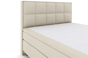 Komplett Sängpaket Choice No 6 210x210 Fast/Medium Watergel - Beige|Silver - Möbler - Säng - Kontinentalsäng