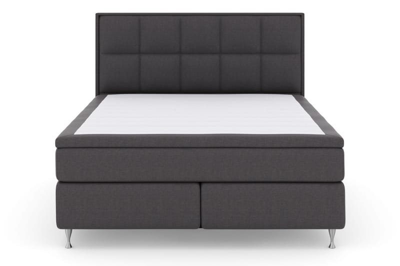 Komplett Sängpaket Choice No 6 210x210 F/M Latex/Memory, Mörkgrå|Silver