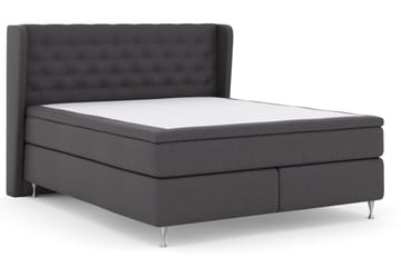 Komplett Sängpaket Choice No 6 210x210 Medium Latex/Memory - Mörkgrå|Silver - Möbler - Säng - Kontinentalsäng