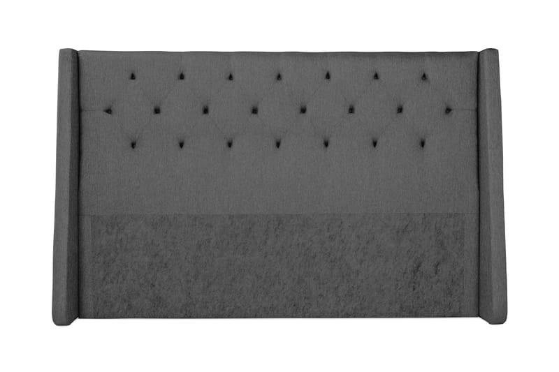 Komplett Sängpaket Langham 210x210 cm Grå - Grå|Svart - Möbler - Säng - Kontinentalsäng