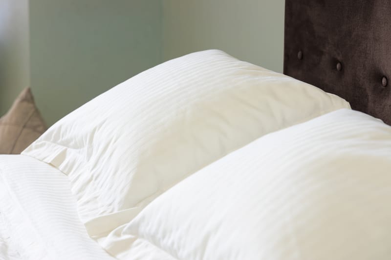 Komplett Sängpaket Rebeca 140x200 cm Knapp Gavel - Brun|Sammet - Kontinentalsäng - Komplett sängpaket