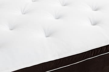 Komplett Sängpaket Rebeca 90x200 cm Knapp Gavel - Brun|Sammet - Möbler - Säng - Kontinentalsäng