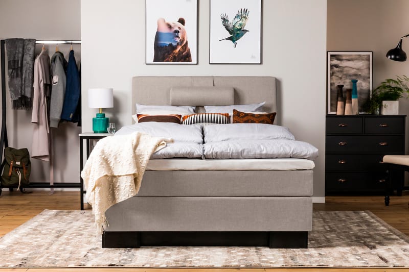 Komplett Sängpaket Romance Lyx 140 Beige - Beige - Möbler - Säng - Kontinentalsäng