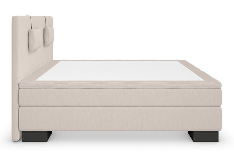 Komplett Sängpaket Romance Lyx 160 Beige - Beige - Kontinentalsäng - Dubbelsäng - Komplett sängpaket