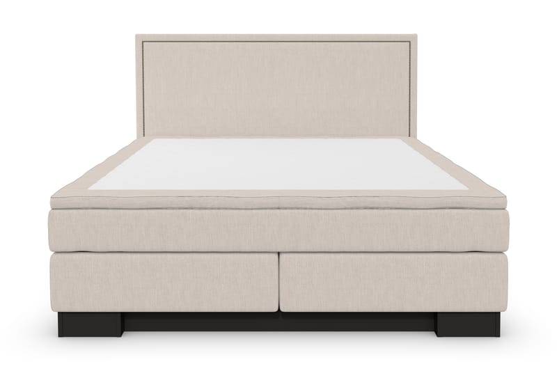 Komplett Sängpaket Romance Lyx 160x200 Cesaro Sänggavel Rak - Beige - Möbler - Säng - Kontinentalsäng