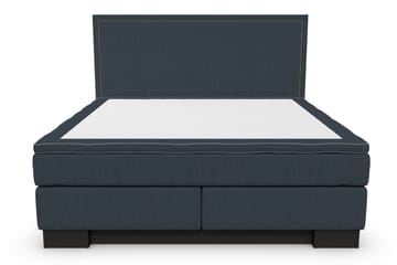 Komplett Sängpaket Romance Lyx 160x200 Cesaro Sänggavel Rak - Mörkblå - Möbler - Säng - Kontinentalsäng
