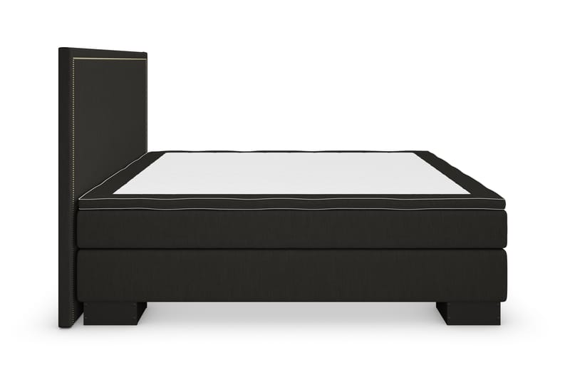 Komplett Sängpaket Romance Lyx 160x200 Cesaro Sänggavel Rak - Svart - Möbler - Säng - Kontinentalsäng
