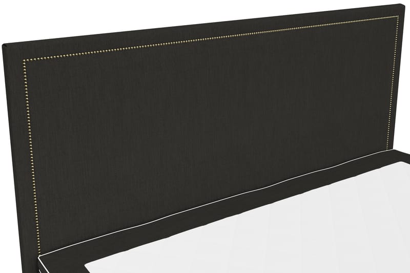 Komplett Sängpaket Romance Lyx 160x200 Cesaro Sänggavel Rak - Svart - Möbler - Säng - Kontinentalsäng
