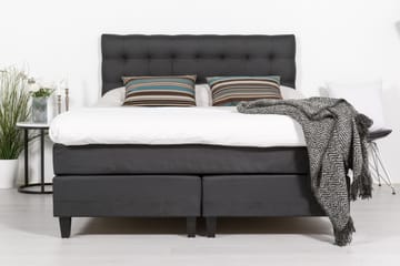 Komplett Sängpaket Romance Lyx 160x200 Konstläder - Svart - Möbler - Säng - Kontinentalsäng