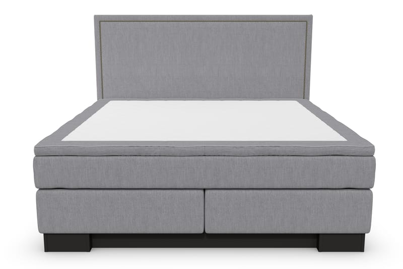Komplett Sängpaket Romance Lyx 160x210 Cesaro Gavel Rak - Ljusgrå - Möbler - Säng - Kontinentalsäng