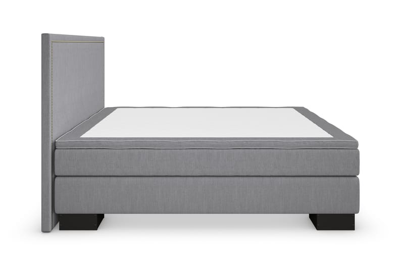 Komplett Sängpaket Romance Lyx 160x210 Cesaro Gavel Rak - Ljusgrå - Möbler - Säng - Kontinentalsäng