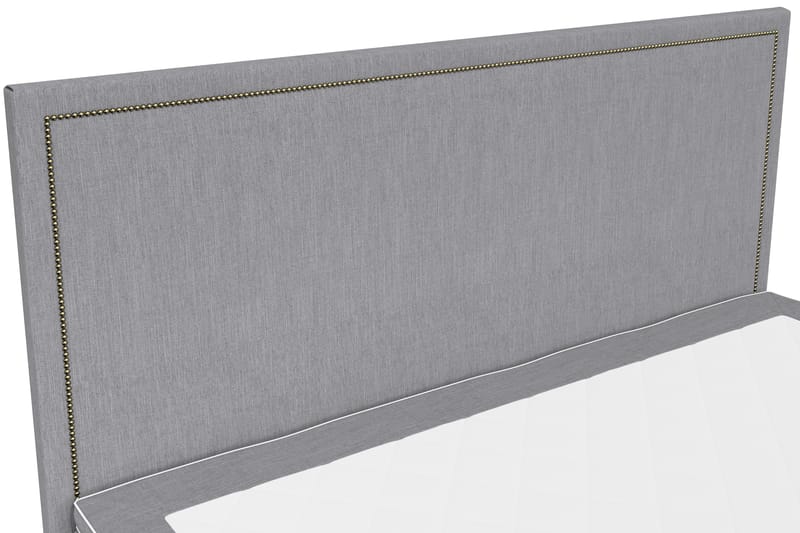 Komplett Sängpaket Romance Lyx 160x210 Cesaro Gavel Rak - Ljusgrå - Möbler - Säng - Kontinentalsäng