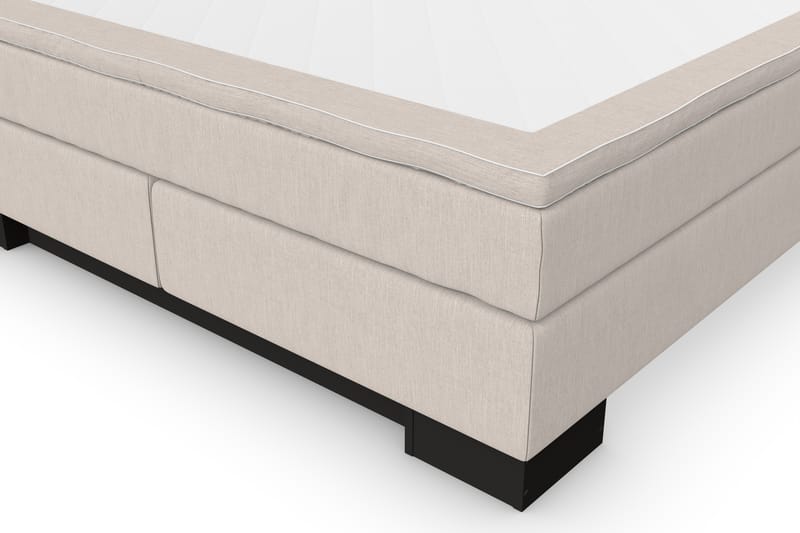 Komplett Sängpaket Romance Lyx 160x210 Cesaro Gavel Svängd - Beige - Kontinentalsäng - Dubbelsäng - Komplett sängpaket